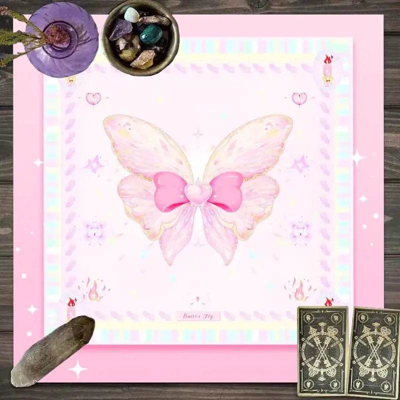 VIKAMA Thai Mystical Altar Cloth - Tarot Tablecloth for Card Readings & Daily Rituals YLB-577