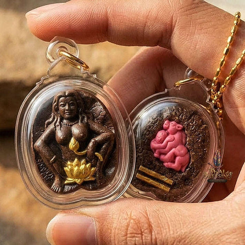 Mae Bua Bang Bai Thai Amulet Protection talisman good luck charm spiritual jewelry Hypnotic Lotus Charm Ruan Khem Saneh Sorcery Thai Blessing Co By RURUECHA