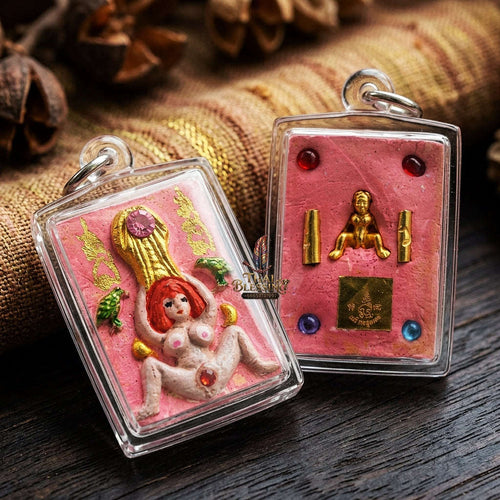 Mae Per Pendant Thai Amulet Protection talisman good luck charm spiritual jewelry Sovereign Sacred Attraction & Wealth Magnetism Mae Per Yok Do Rap Sap Thai Blessing Co By RURUECHA