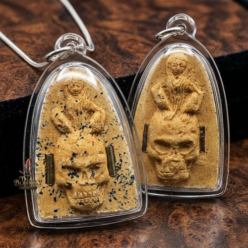 Mae Per Thai Amulet Protection talisman good luck charm spiritual jewelry Sacred Mae Per Primordial Charm Pak Di Thai Blessing Co By RURUECHA