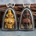 Mae Per Thai Amulet Protection talisman good luck charm spiritual jewelry Sacred Mae Per Primordial Charm Pak Di Vocal Persuasion Gold Leaf Embellished Thai Blessing Co By RURUECHA