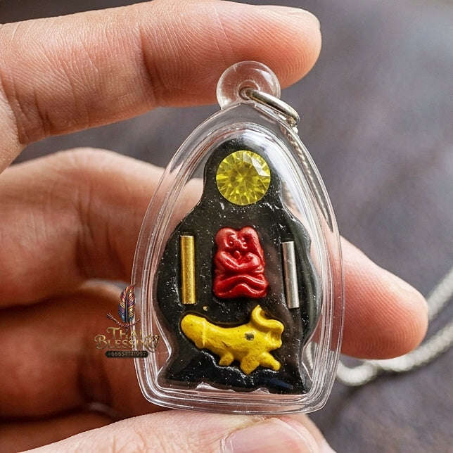 Mae Per Thai Amulet Protection talisman good luck charm spiritual jewelry Sacred Mae Per Primordial Charm Sacred Attraction Botanical Herbs Thai Blessing Co By RURUECHA