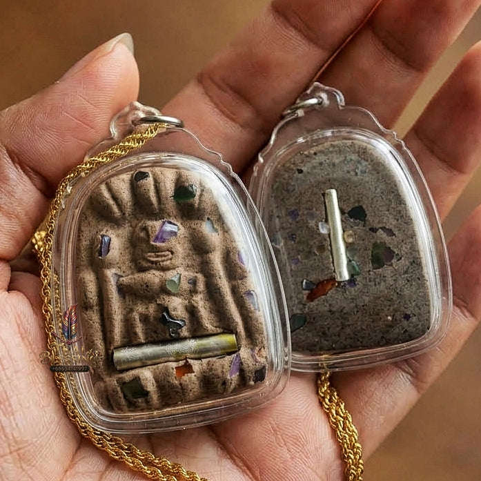 Mae Per Thai Amulet Protection talisman good luck charm spiritual jewelry Sacred Mae Per Primordial Earth Charm Thai Blessing Co By RURUECHA