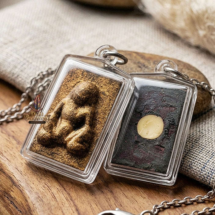Mae Per Thai Amulet Protection talisman good luck charm spiritual Siang Chok Bo Yan Gambling & High-Stakes Luck Sacred Prai Powder Thai Blessing Co By RURUECHA