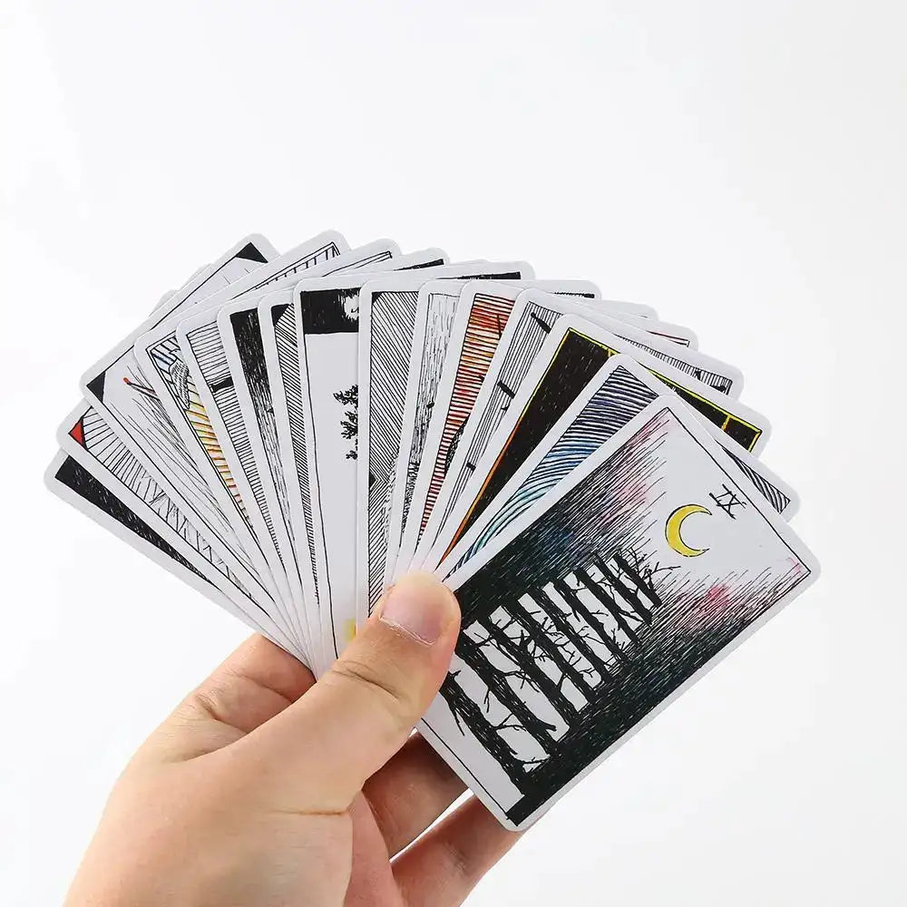 Magical Customizable Tarot Deck Template – Editable 78-Card Divination and Oracle Card Set for Personalized Tarot Creation