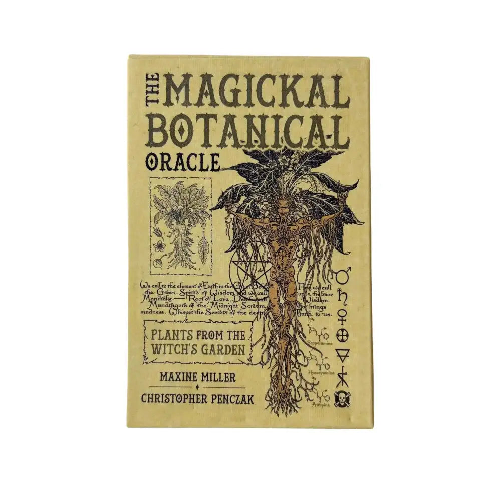 Magickal Botanical Oracle Cards – 33-Card English Tarot Divination Edition with Board Game
