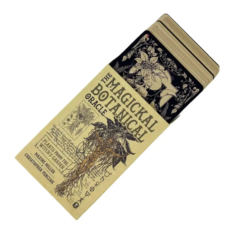 Magickal Botanical Oracle Cards – 33-Card English Tarot Divination Edition with Board Game