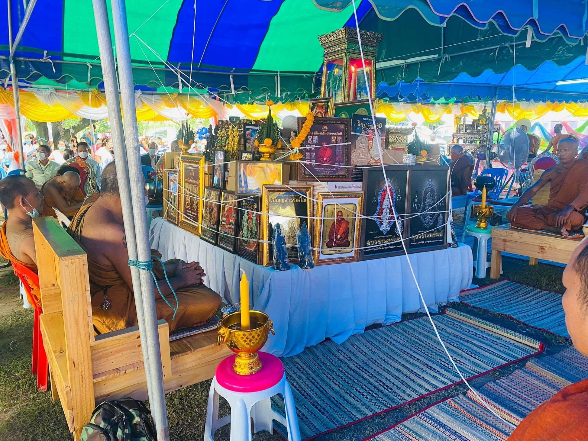 Mahamongkol Thao Wessuwan Yantra Cloth for Supreme Blessings and Protection