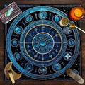 🃏 Mandala Tree of Life Tarot Tablecloth – Sea Velvet Square Butterfly Altar Cloth for Tarot Readings, Terrace Dining & Multi-Purpose Mystic Decor 046