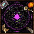 🃏 Mandala Tree of Life Tarot Tablecloth – Sea Velvet Square Butterfly Altar Cloth for Tarot Readings, Terrace Dining & Multi-Purpose Mystic Decor 044