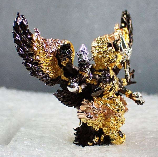 🦅 “Mangrai Garuda Supreme – Large Royal Wealth & Protection Amulet in Maha Chanuan Thong Alloy (Thai Garuda Prosperity & Power Charm)”