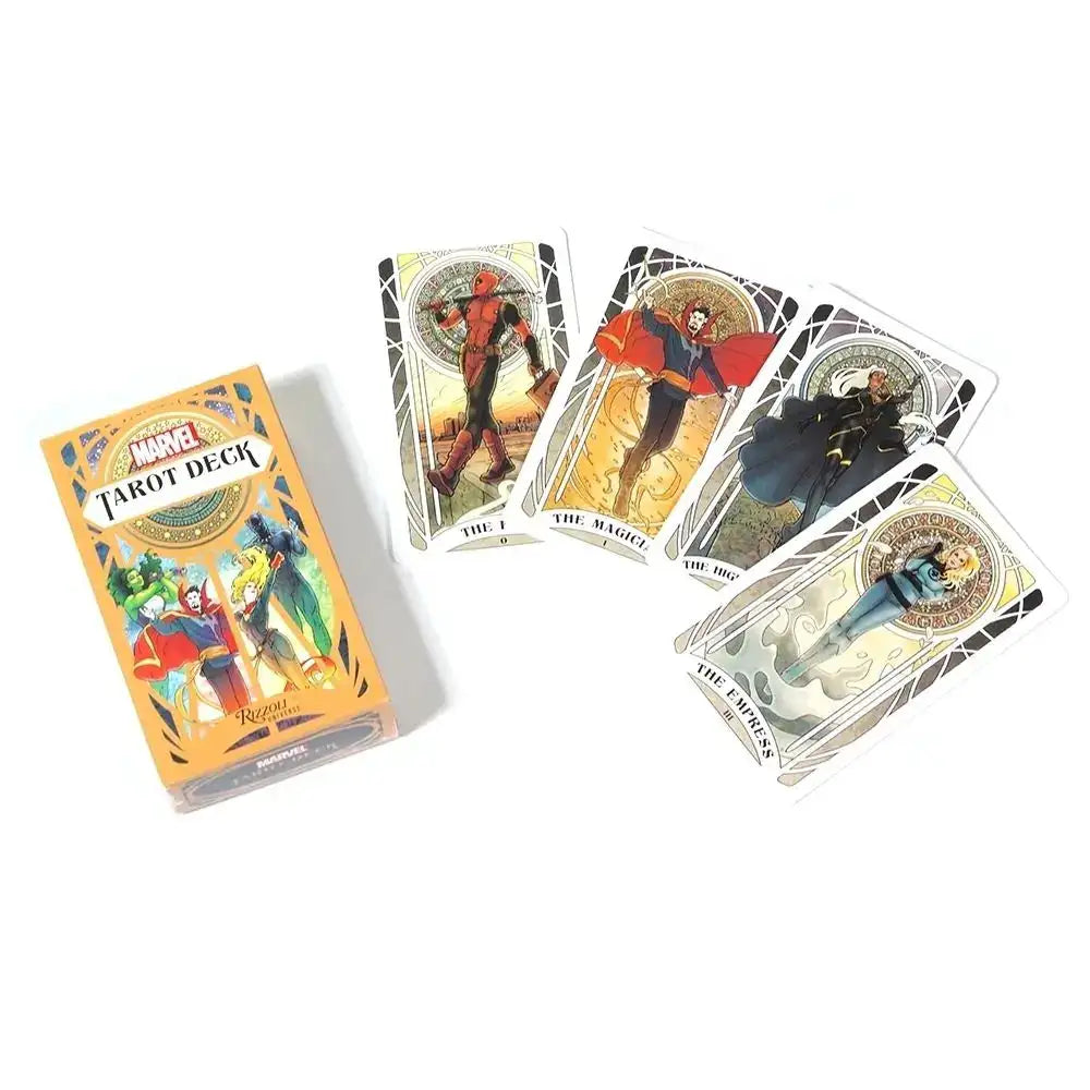 Marvel Spider-Man & Doctor Strange Movie Animation Tarot Card Set – Creative Board Game Cards for Party Entertainment and Family Fun