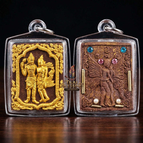 Master-Grade Charm & Attraction Sacred Phet Phayathorn Pure Seduction Herb Powder Edition Luang Pu In Wat Nong Mek Surin 2015 Thai Amulet Collectible Thai Blessing Co By RURUECHA