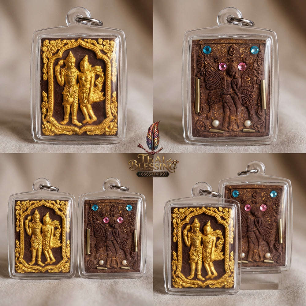 Master-Grade Charm & Attraction Sacred Phet Phayathorn Pure Seduction Herb Powder Edition Luang Pu In Wat Nong Mek Surin 2015 Thai Amulet Collectible Thai Blessing Co By RURUECHA