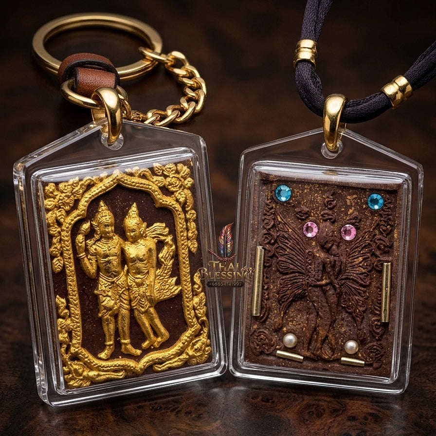 Master-Grade Charm & Attraction Sacred Phet Phayathorn Pure Seduction Herb Powder Edition Luang Pu In Wat Nong Mek Surin 2015 Thai Amulet Collectible Thai Blessing Co By RURUECHA