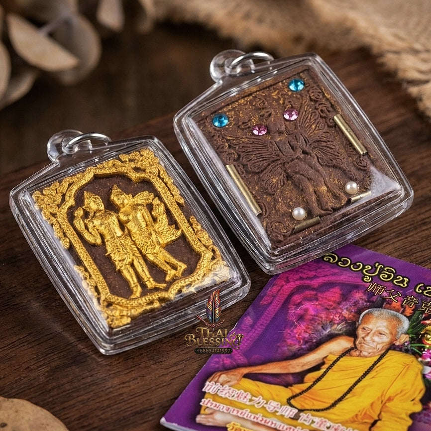 Master-Grade Charm & Attraction Sacred Phet Phayathorn Pure Seduction Herb Powder Edition Luang Pu In Wat Nong Mek Surin 2015 Thai Amulet Collectible Thai Blessing Co By RURUECHA