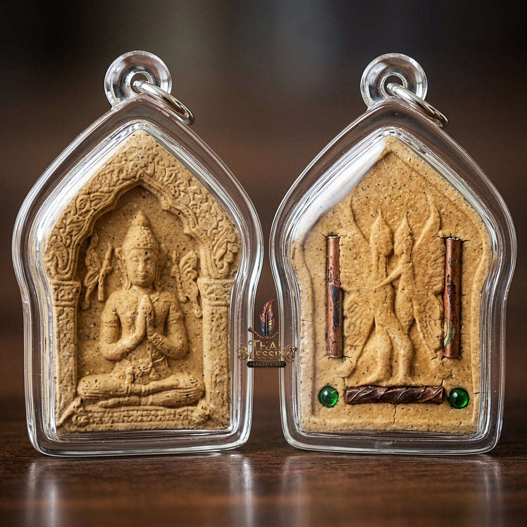 Master-Grade Charm & Attraction Sacred Phra Khun Paen Sacred Herb Powder Edition Luang Pu In Wat Nong Mek Surin 2012 Thai Amulet Collectible Thai Blessing Co By RURUECHA