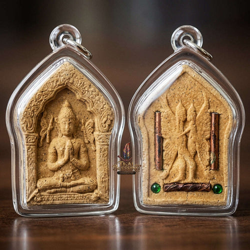 Master-Grade Charm & Attraction Sacred Phra Khun Paen Sacred Herb Powder Edition Luang Pu In Wat Nong Mek Surin 2012 Thai Amulet Collectible Thai Blessing Co By RURUECHA