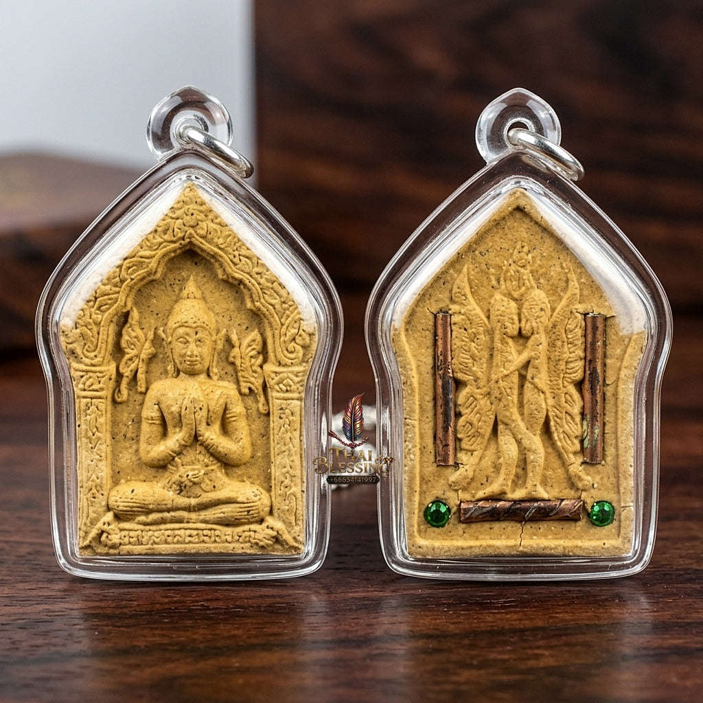 Master-Grade Charm & Attraction Sacred Phra Khun Paen Sacred Herb Powder Edition Luang Pu In Wat Nong Mek Surin 2012 Thai Amulet Collectible Thai Blessing Co By RURUECHA