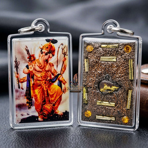Master-Grade Esoteric Lord Ganesha & Divine Success Sovereign Sacred Locket Edition Luang Pho Samnao Wat Pho Sang Kho Sing Buri 2014 Thai Amulet Collectible Thai Blessing Co By RURUECHA