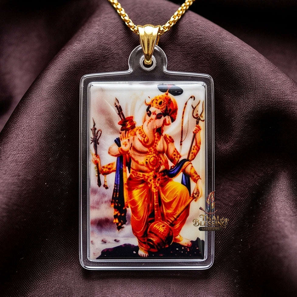 Master-Grade Esoteric Lord Ganesha & Divine Success Sovereign Sacred Locket Edition Luang Pho Samnao Wat Pho Sang Kho Sing Buri 2014 Thai Amulet Collectible Thai Blessing Co By RURUECHA