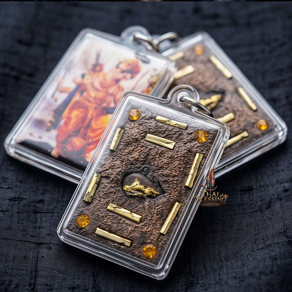Master-Grade Esoteric Lord Ganesha & Divine Success Sovereign Sacred Locket Edition Luang Pho Samnao Wat Pho Sang Kho Sing Buri 2014 Thai Amulet Collectible Thai Blessing Co By RURUECHA