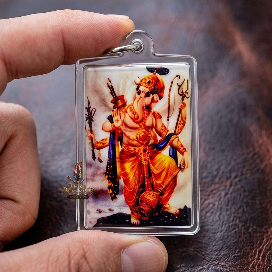 Master-Grade Esoteric Lord Ganesha & Divine Success Sovereign Sacred Locket Edition Luang Pho Samnao Wat Pho Sang Kho Sing Buri 2014 Thai Amulet Collectible Thai Blessing Co By RURUECHA