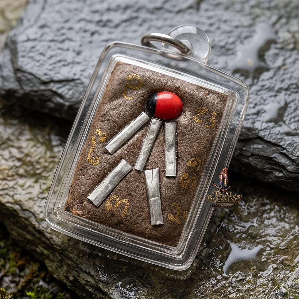 Master-Grade Esoteric Mae Krasip Whispering Spirit of Wealth & Fivefold Sovereign Lucky Takrut Sacred Locket Edition Thai Blessing Co By RURUECHA