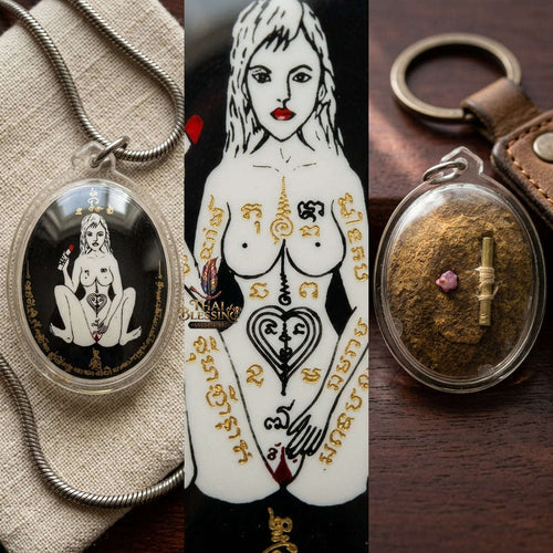Master-Grade Esoteric Mae Poe Mother of Fertility & Sovereign Maha Saneh Sacred Locket Edition Achan Sano 2015 Thai Amulet Collectible Thai Blessing Co By RURUECHA