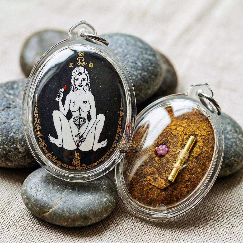 Master-Grade Esoteric Mae Poe Mother of Fertility & Sovereign Maha Saneh Sacred Locket Edition Achan Sano 2015 Thai Amulet Collectible Thai Blessing Co By RURUECHA