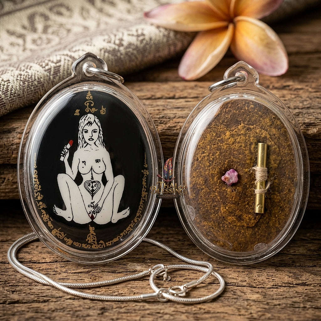 Master-Grade Esoteric Mae Poe Mother of Fertility & Sovereign Maha Saneh Sacred Locket Edition Achan Sano 2015 Thai Amulet Collectible Thai Blessing Co By RURUECHA