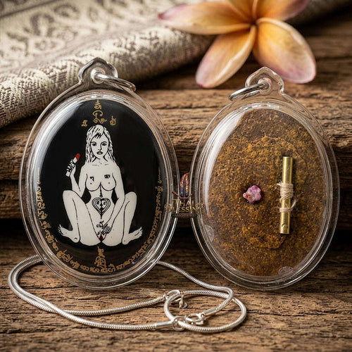 Master-Grade Esoteric Mae Poe Mother of Fertility & Sovereign Maha Saneh Sacred Locket Edition Achan Sano 2015 Thai Amulet Collectible Thai Blessing Co By RURUECHA