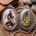 Master-Grade Esoteric Phet Phayathorn Celestial Deity & Oil-Submerged Kamasutra In Ku Couple Sovereign Maha Saneh Sacred Locket Thai Blessing Co By RURUECHA