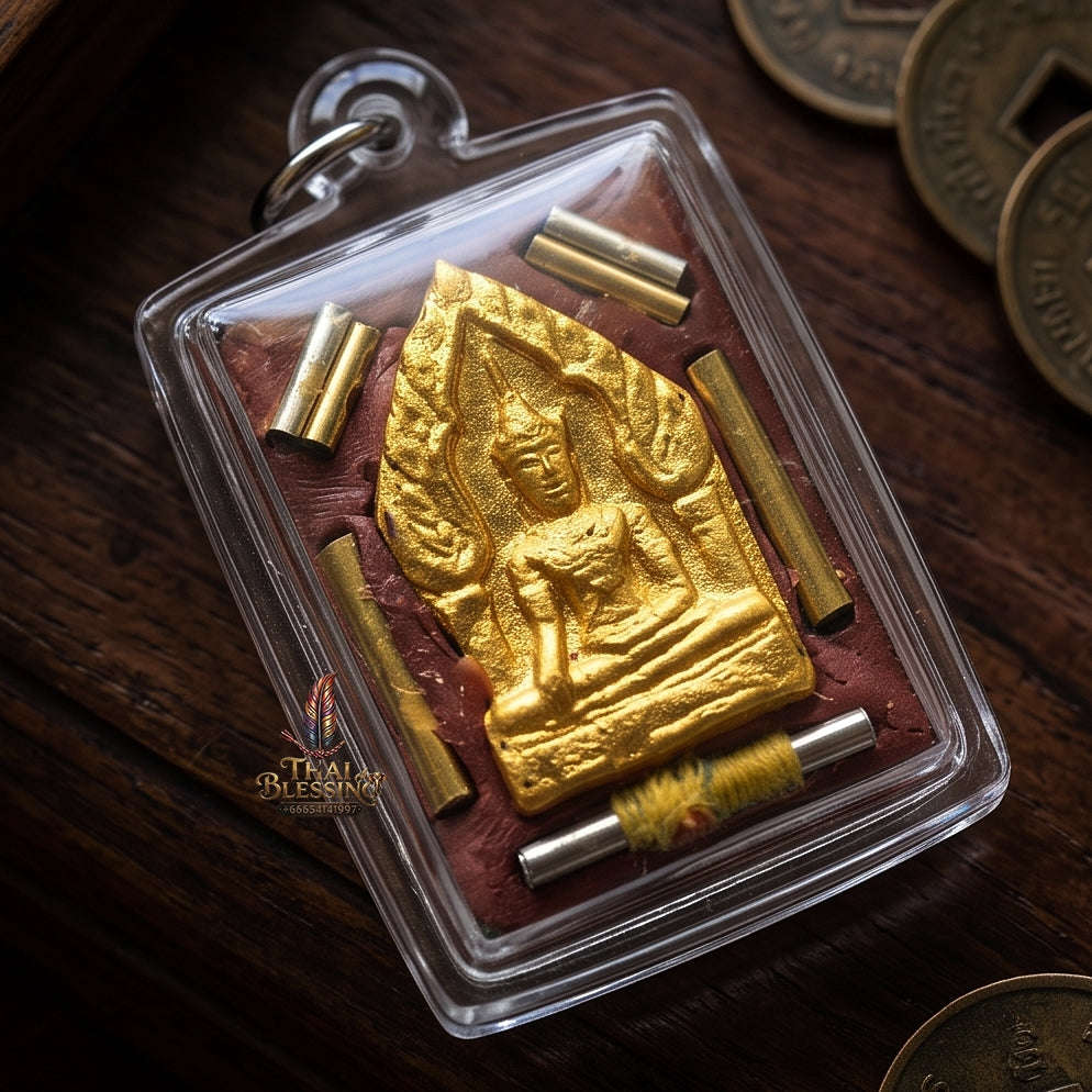 Master-Grade Lanna Esoteric Banana Tree Dryad & Sacred Herbal Matrix Locket Nang Tani Edition Achan Khongsak Mon Lanna 2015 Thai Amulet Collectible Thai Blessing Co By RURUECHA