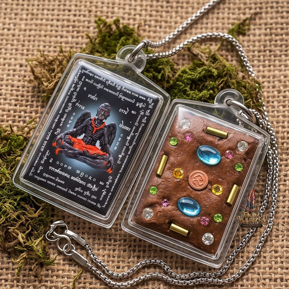 Master-Grade Lanna Esoteric Grandmaster Supreme Teacher Pu Kai Kaeo & Sovereign Wealth Protection Sacred Locket Edition Achan Nan Khong Mon Lanna 2023 Thai Amulet Collectible Thai Blessing Co By RURUECHA