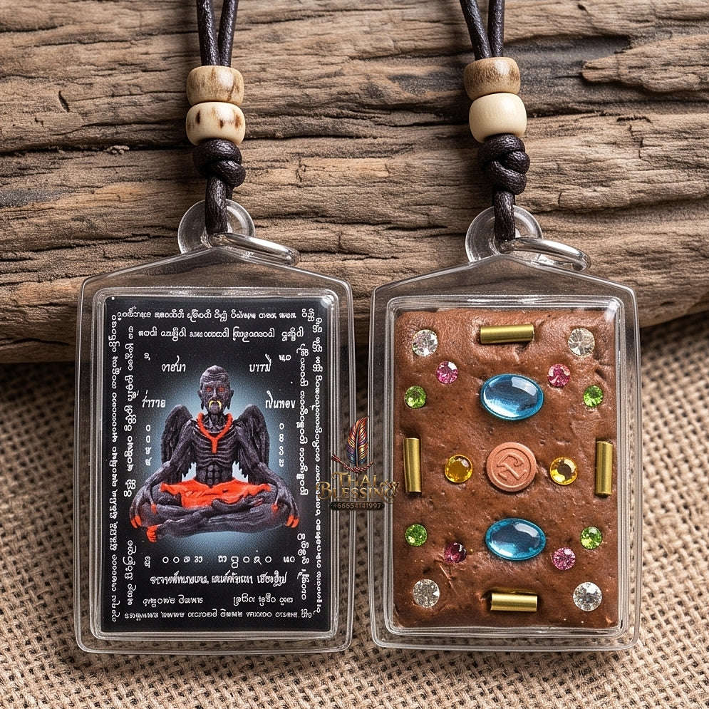 Master-Grade Lanna Esoteric Grandmaster Supreme Teacher Pu Kai Kaeo & Sovereign Wealth Protection Sacred Locket Edition Achan Nan Khong Mon Lanna 2023 Thai Amulet Collectible Thai Blessing Co By RURUECHA