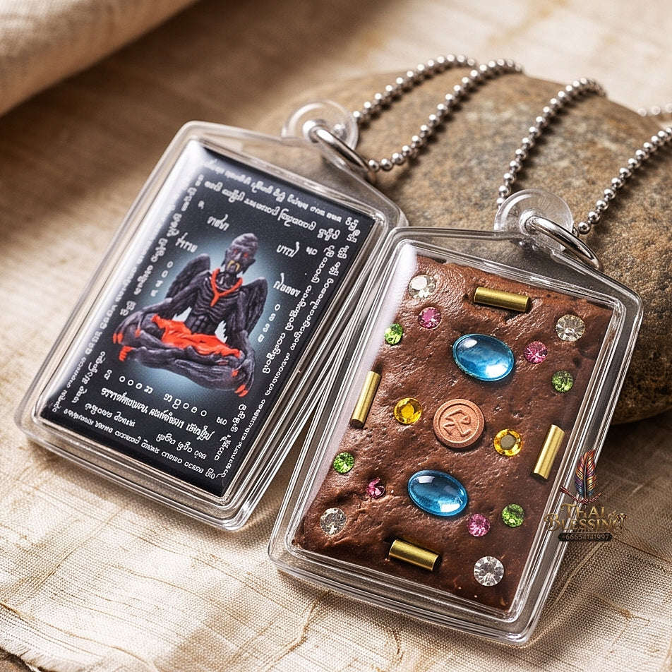 Master-Grade Lanna Esoteric Grandmaster Supreme Teacher Pu Kai Kaeo & Sovereign Wealth Protection Sacred Locket Edition Achan Nan Khong Mon Lanna 2023 Thai Amulet Collectible Thai Blessing Co By RURUECHA