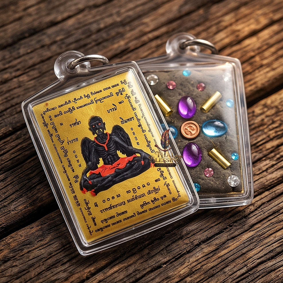 Master-Grade Lanna Esoteric Grandmaster Supreme Teacher Pu Kai Kaeo & Sovereign Wealth Protection Sacred Locket Edition Achan Nan Khong Mon Lanna 2023 Thai Amulet Collectible Thai Blessing Co By RURUECHA