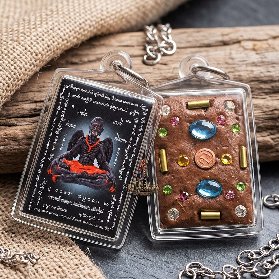 Master-Grade Lanna Esoteric Grandmaster Supreme Teacher Pu Kai Kaeo & Sovereign Wealth Protection Sacred Locket Edition Achan Nan Khong Mon Lanna 2023 Thai Amulet Collectible Thai Blessing Co By RURUECHA
