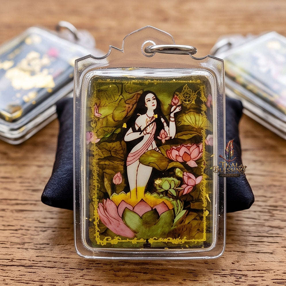 Master-Grade Necromantic Celestial Fairy Phrai Ueang Fa & Seven-Cemetery Necromancy Sacred Locket Edition Khru Ba Phon Wat Pu Ho Chiang Mai 2013 Thai Amulet Collectible Thai Blessing Co By RURUECHA