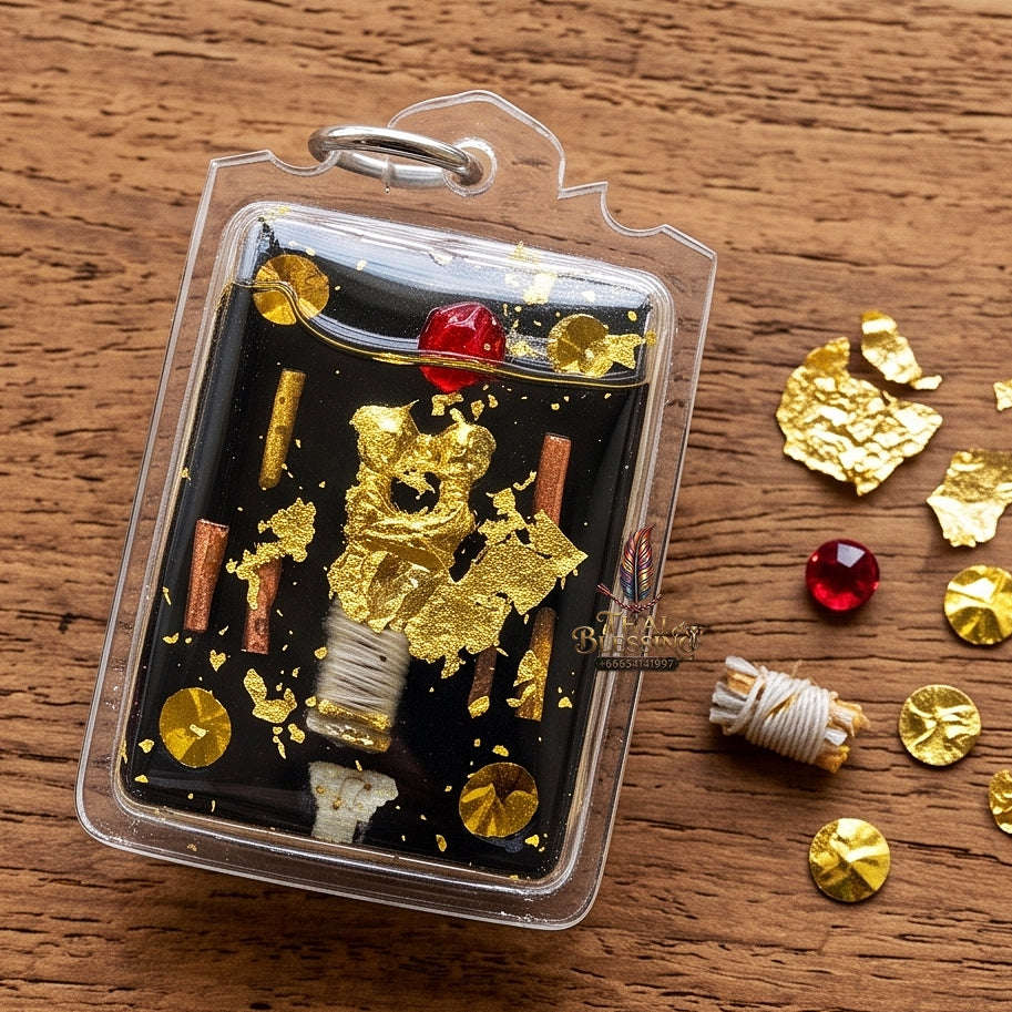 Master-Grade Necromantic Celestial Fairy Phrai Ueang Fa & Seven-Cemetery Necromancy Sacred Locket Edition Khru Ba Phon Wat Pu Ho Chiang Mai 2013 Thai Amulet Collectible Thai Blessing Co By RURUECHA
