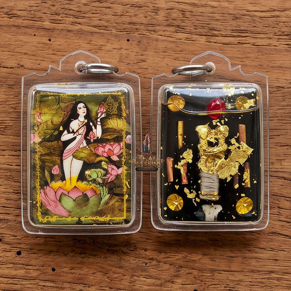 Master-Grade Necromantic Celestial Fairy Phrai Ueang Fa & Seven-Cemetery Necromancy Sacred Locket Edition Khru Ba Phon Wat Pu Ho Chiang Mai 2013 Thai Amulet Collectible Thai Blessing Co By RURUECHA