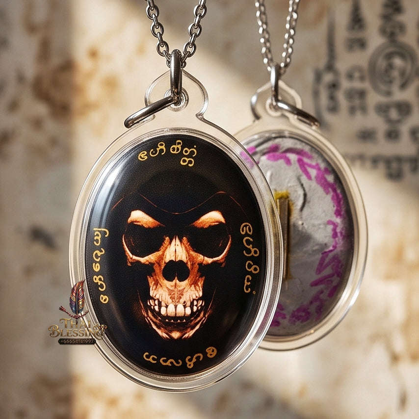 Master-Grade Necromantic Phrai Thong Golden Spirit & Sovereign Wealth Seduction Sacred Locket Edition Achan Uthen Thai Amulet Collectible Thai Blessing Co By RURUECHA