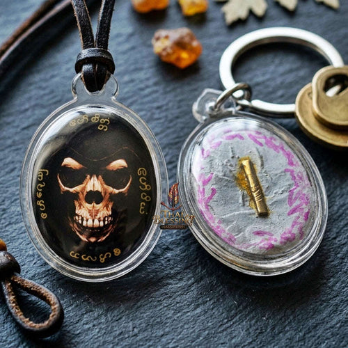 Master-Grade Necromantic Phrai Thong Golden Spirit & Sovereign Wealth Seduction Sacred Locket Edition Achan Uthen Thai Amulet Collectible Thai Blessing Co By RURUECHA