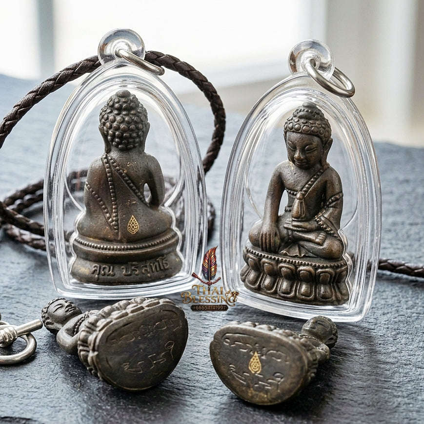 Master-Grade Phra Kring Chin Banchon Khun Ngen Khun Thong Nawa Loha Edition Luang Pho Khun Wat Ban Rai BE 2556 Thai Amulet Collectible Thai Blessing Co By RURUECHA