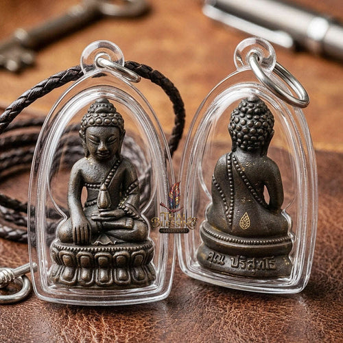 Master-Grade Phra Kring Chin Banchon Khun Ngen Khun Thong Nawa Loha Edition Luang Pho Khun Wat Ban Rai BE 2556 Thai Amulet Collectible Thai Blessing Co By RURUECHA