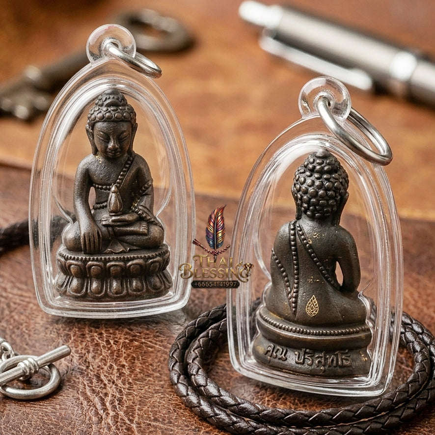 Master-Grade Phra Kring Chin Banchon Khun Ngen Khun Thong Nawa Loha Edition Luang Pho Khun Wat Ban Rai BE 2556 Thai Amulet Collectible Thai Blessing Co By RURUECHA