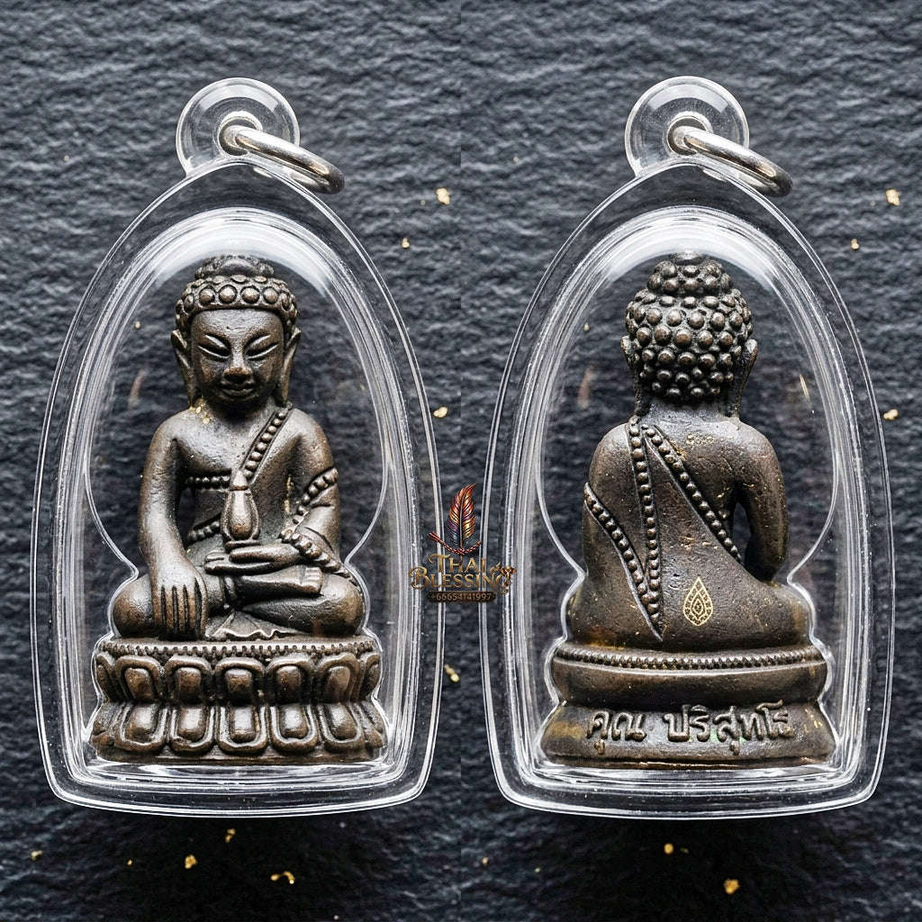Master-Grade Phra Kring Chin Banchon Khun Ngen Khun Thong Nawa Loha Edition Luang Pho Khun Wat Ban Rai BE 2556 Thai Amulet Collectible Thai Blessing Co By RURUECHA