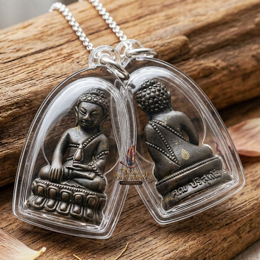 Master-Grade Phra Kring Chin Banchon Khun Ngen Khun Thong Nawa Loha Edition Luang Pho Khun Wat Ban Rai BE 2556 Thai Amulet Collectible Thai Blessing Co By RURUECHA