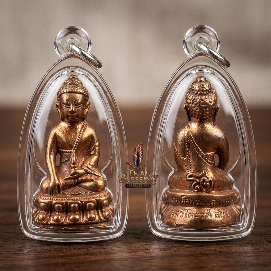 Master-Grade Phra Kring Khrua To Maha Chakkraphat Nawa Loha with Solid Gold & Silver Takrud Commemorative Edition Thai Blessing Co By RURUECHA